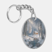 冬のデザインキーチェーン キーホルダー (正面左)