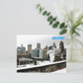 冬のデトロイト ポストカード (スタンド正面)