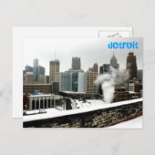 冬のデトロイト ポストカード (正面/裏面)