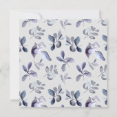 冬のデリケートあじさいフローラ結婚ズ 招待状 (裏面)