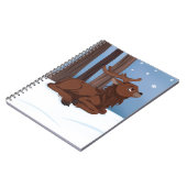 冬のトナカイ ノートブック (左側)