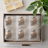 冬のトラのティッシュペーパー 薄葉紙 (ギフト)