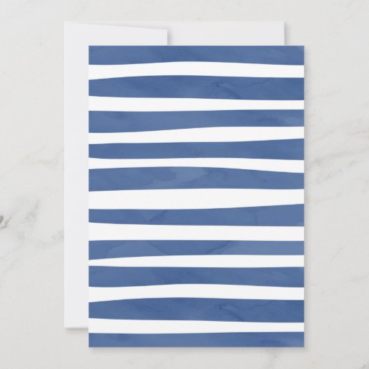 冬のトラック共有ジョイ赤ちゃんシャワー寒い外 招待状 (裏面)