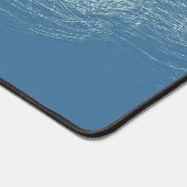 冬のトレエスケープ雪の抽象芸術アートデスクエリアマット デスクマット (コーナー)