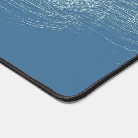 冬のトレエスケープ雪の抽象芸術アートデスクエリアマット デスクマット (コーナー)