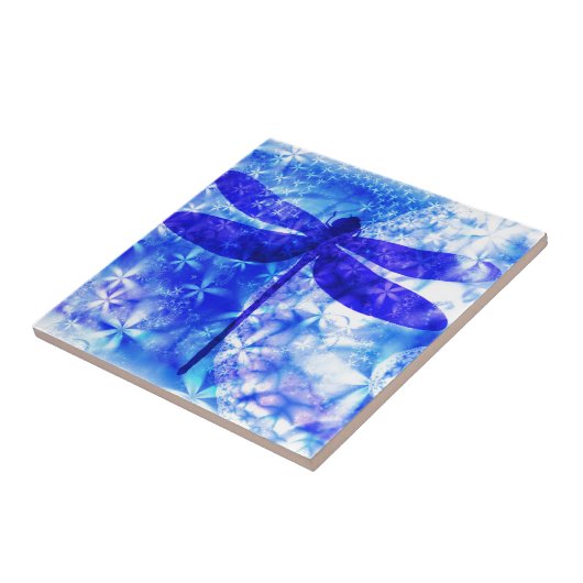 冬のトンボ タイル (側面)