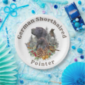 冬のドイツの短いポインタ紙Plat ペーパープレート (パーティー)