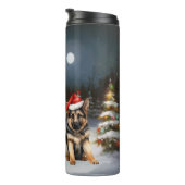 冬のドイツの羊飼いキャラバンクリスマスアドベンチャー タンブラー (回転右)