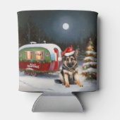 冬のドイツの羊飼いキャラバンクリスマスアドベンチャー 缶クーラー (裏面)