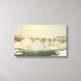 冬のナイアガラ滝（水の氷） キャンバスプリント