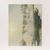 冬のナイアガラ滝（水の氷） ジグソーパズル (縦)