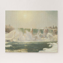 冬のナイアガラ滝（水の氷）