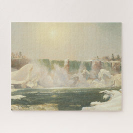 冬のナイアガラ滝（水の氷） ジグソーパズル