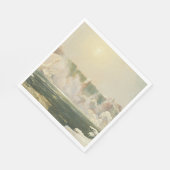 冬のナイアガラ滝（水の氷） スタンダードランチョンナプキン (角)