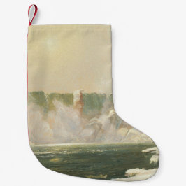 冬のナイアガラ滝（水の氷） スモールクリスマスストッキング