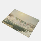 冬のナイアガラ滝（水の氷） ドアマット (アングル)