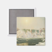 冬のナイアガラ滝（水の氷） マグネット (正面/裏面)