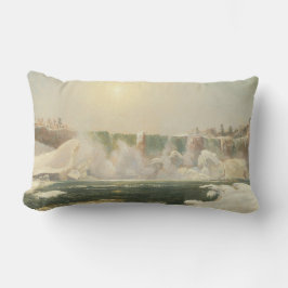 冬のナイアガラ滝（水の氷） ランバークッション