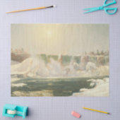 冬のナイアガラ滝（水の氷） 薄葉紙 (クラフト)