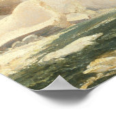 冬のナイアガラ秋by Jasper Francis Cropsey ポスター (角)