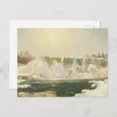 冬のナイアガラ秋by Jasper Francis Cropsey ポストカード (正面/裏面)