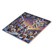 冬のナイトアートセラミックタイル タイル (側面)