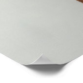 冬のニット帽に居心地の良いビーグル ポスター (角)