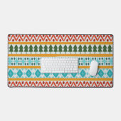 冬のニット模様 デスクマット (キーボード&マウス)