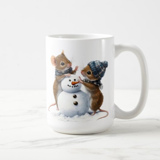 冬のネズミマグ コーヒーマグカップ (右)