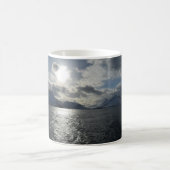 冬のノルウェーのフィヨルド コーヒーマグカップ (中央)