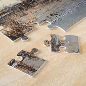 冬のハイランド牛 ジグソーパズル (側面)