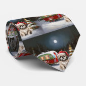 冬のハバナのキャラバンクリスマスアドベンチャー ネクタイ (ロール)