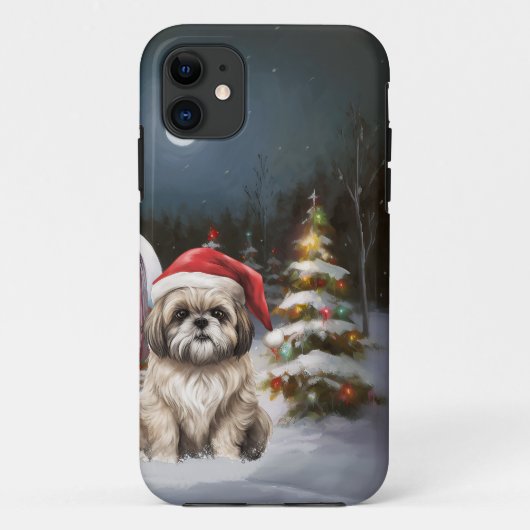 冬のハバニーズキャラバンクリスマスアドベンチャー Case-Mate iPhoneケース (裏面)