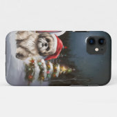 冬のハバニーズキャラバンクリスマスアドベンチャー Case-Mate iPhoneケース (裏面(横))