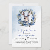 冬のハレ水の色のsipと参照招待状 招待状 (正面)