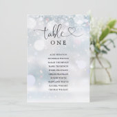 冬のハートスクリプトテーブル番号座席表 招待状 (スタンド正面)