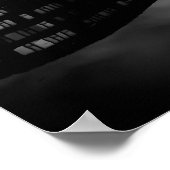 冬のハーバーサイドの反射 – Duisburg ポスター (角)