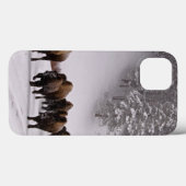 冬のバイソン Case-Mate iPhoneケース (裏面 (横))