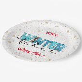 冬のバイブカスタマイズス ペーパープレート (アングル)