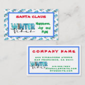 冬のバイブカスタマイズス 名刺 (正面/裏面)