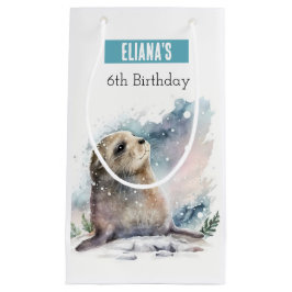 冬のバイブシール – 誕生日パーティー –  スモールペーパーバッグ