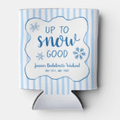 冬のバチェロレッテは雪に良い 缶クーラー (正面)