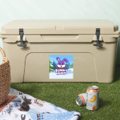 冬のバニーハグで居心地が良い シール (クーラー)