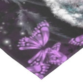 冬のバラと蝶のテーブルクロス テーブルクロス (アングル)