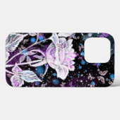 冬のバラと蝶のiPhoneケース Case-Mate iPhoneケース (裏面 (横))
