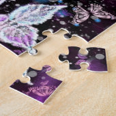 冬のバラと蝶 – 美しい ジグソーパズル (側面)