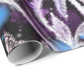 冬のバラと蝶 – 美しい ラッピングペーパー (ロールコーナー)