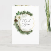 冬のバラパインホリークリスマス結婚式 プログラム (裏面)