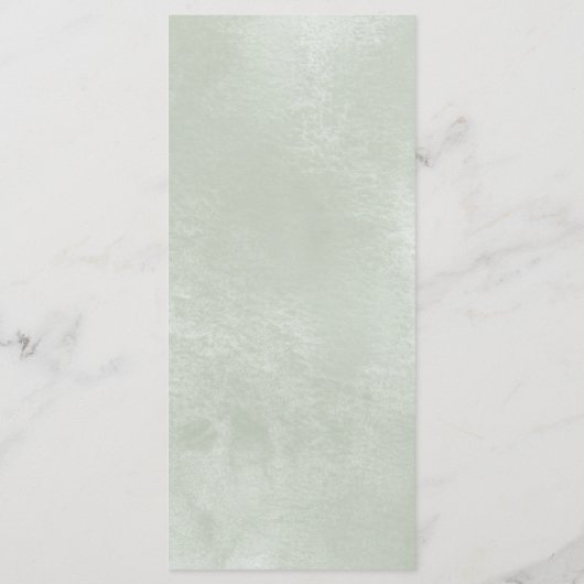 冬のバラホワイト金ゴールド結婚フローラ メニュー (裏面)