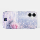 冬のバラ iPhone 16ケース (裏面横)